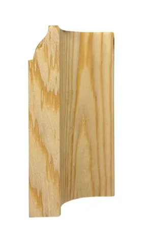 1/2x3-1/4x3/4 Raw Alder Radius Corner Block