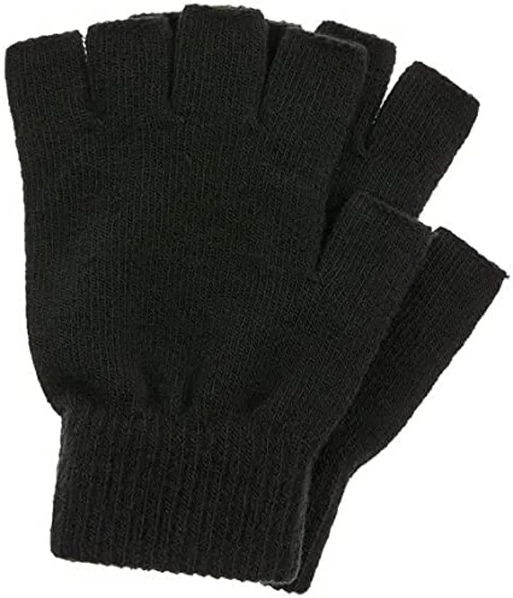 3 Pack Unisex Fingerless Gloves