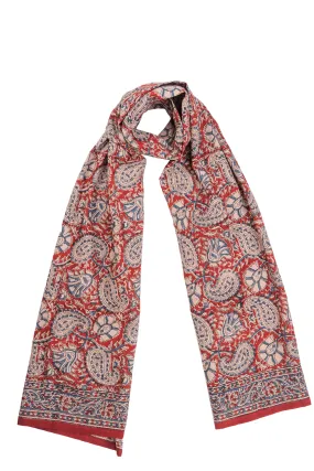 600-053 Women's Scarf - Hand Block Printed