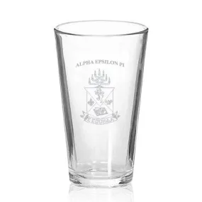 AEPi Coat of Arms Fellowship Glass