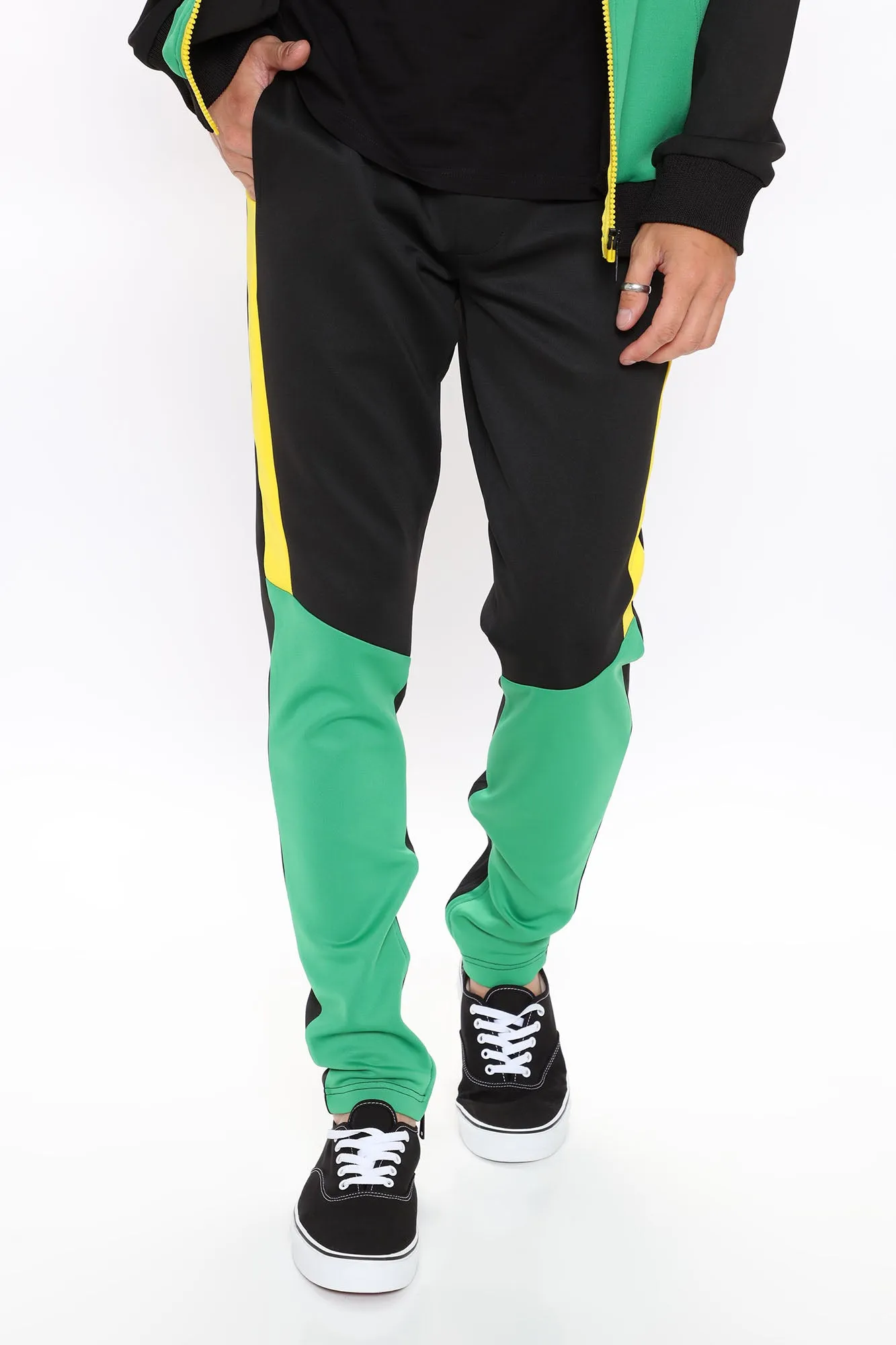 Arlo Track Pant - Green/combo