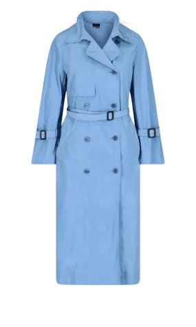 Aspesi Double-Breasted Belted Trench Coat