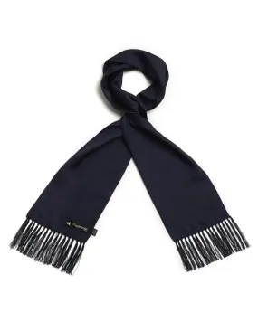 Aviator Silk Scarf - Navy