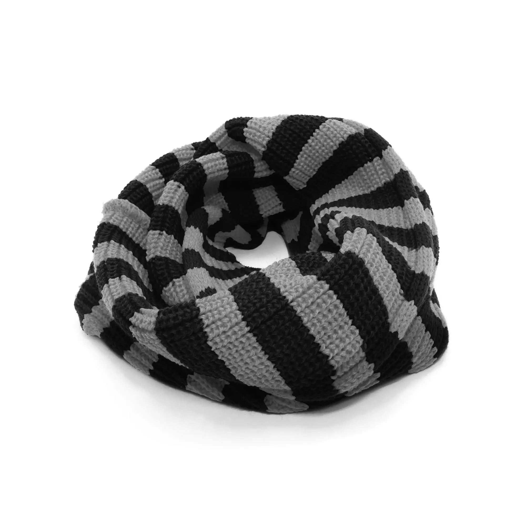 Baby Knit Infinity Scarf Toddler Neck Warmer | Black