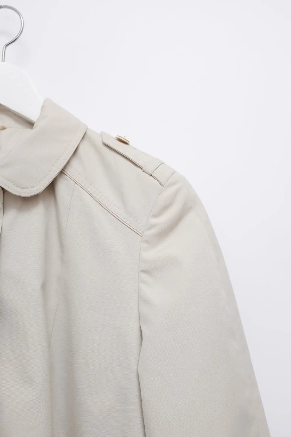 BEIGE VINTAGE TRENCH COAT