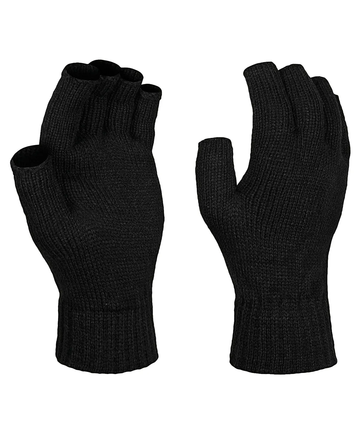 Black - Fingerless mitts