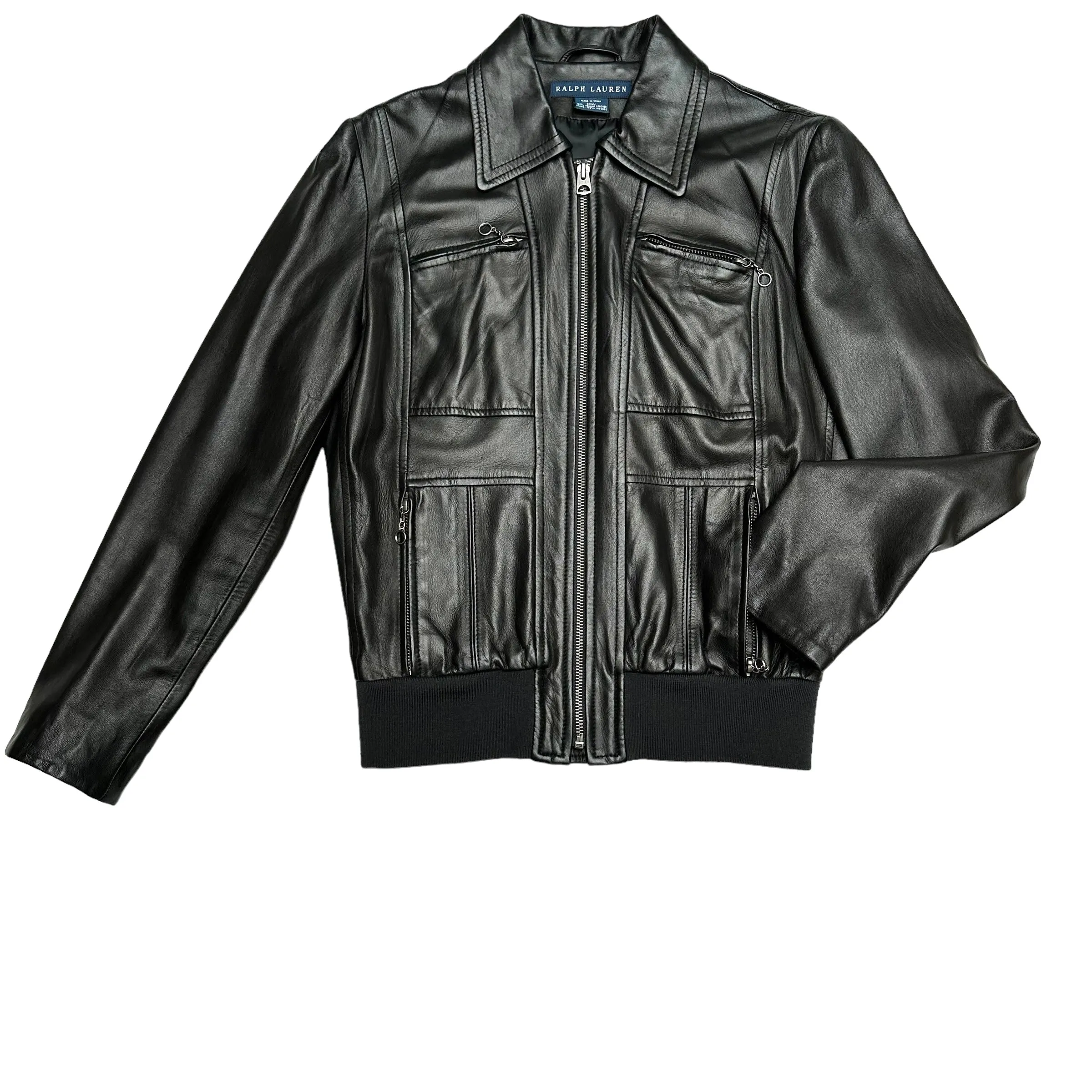 Black Leather Jacket - 8