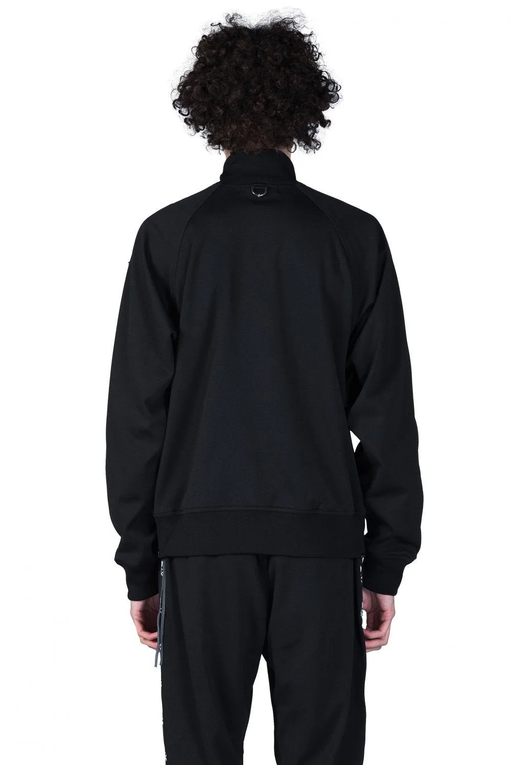 Black Skull Tape Track Jacket