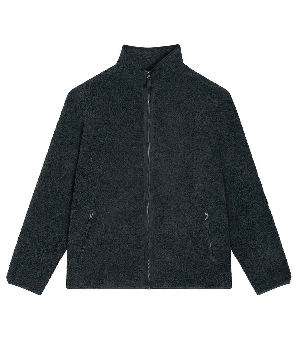 Black - Unisex Outsider sherpa jacket (STJU883)