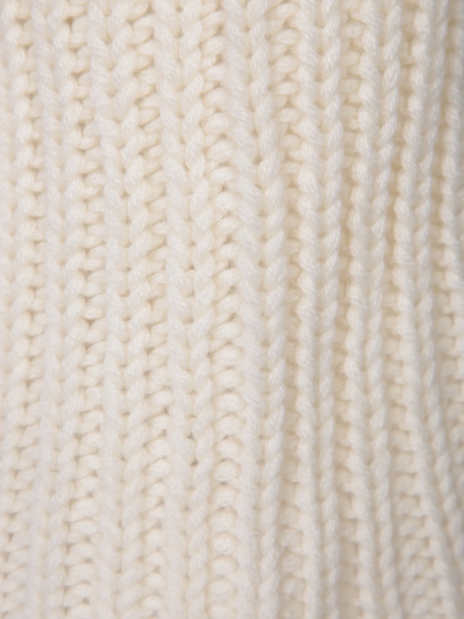 Cashmere cream balaclava