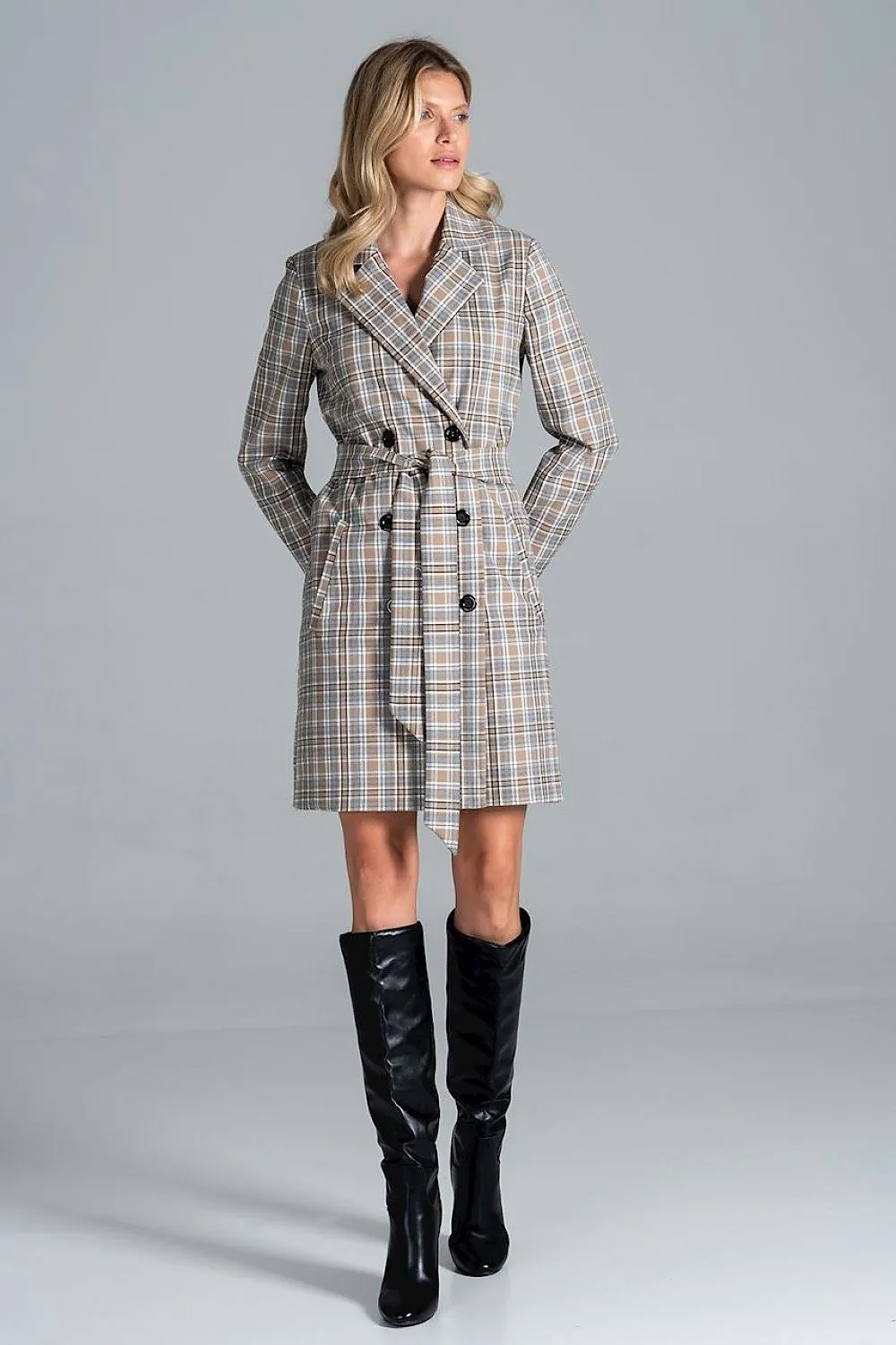 Chic Belted Autumn Trench Coat