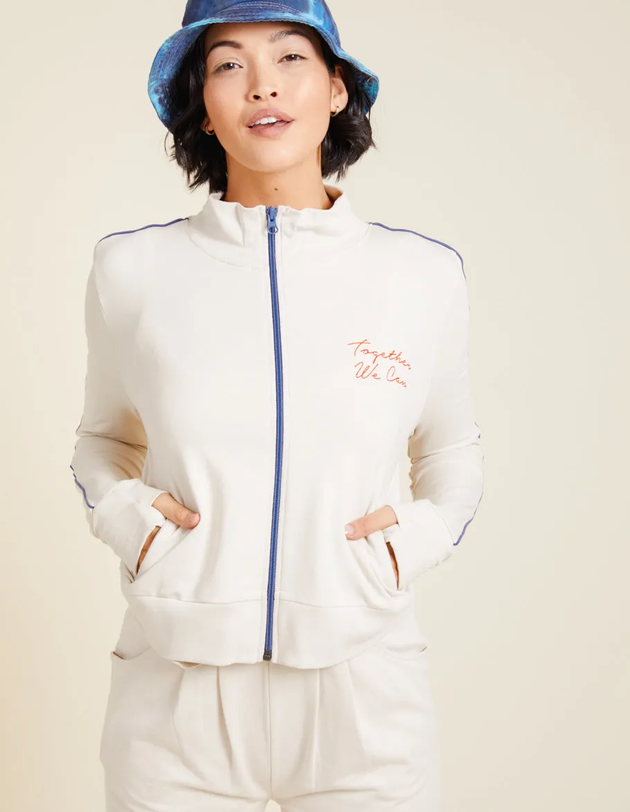 Clara Embroidered Track Jacket