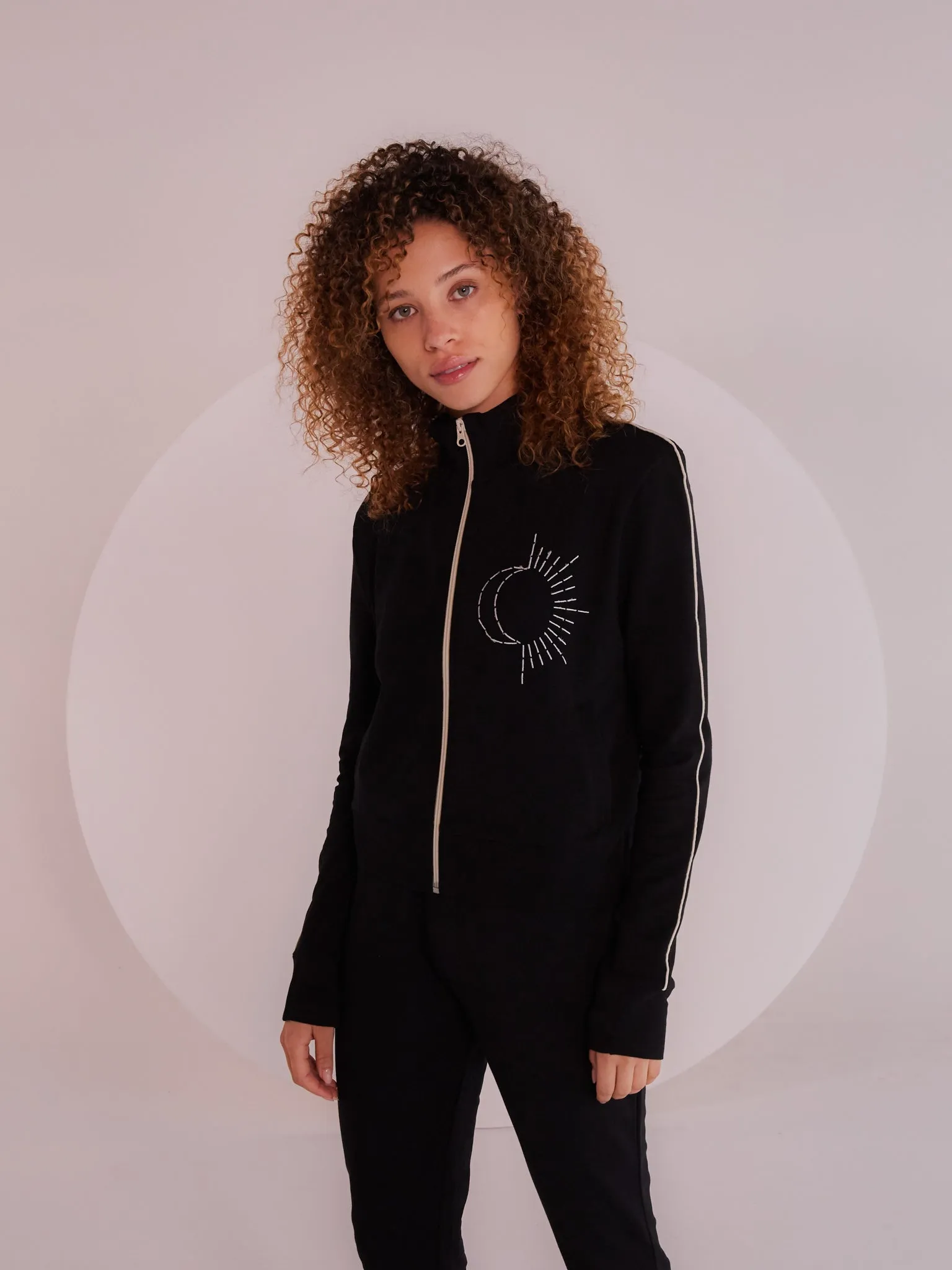 Clara Embroidered Track Jacket