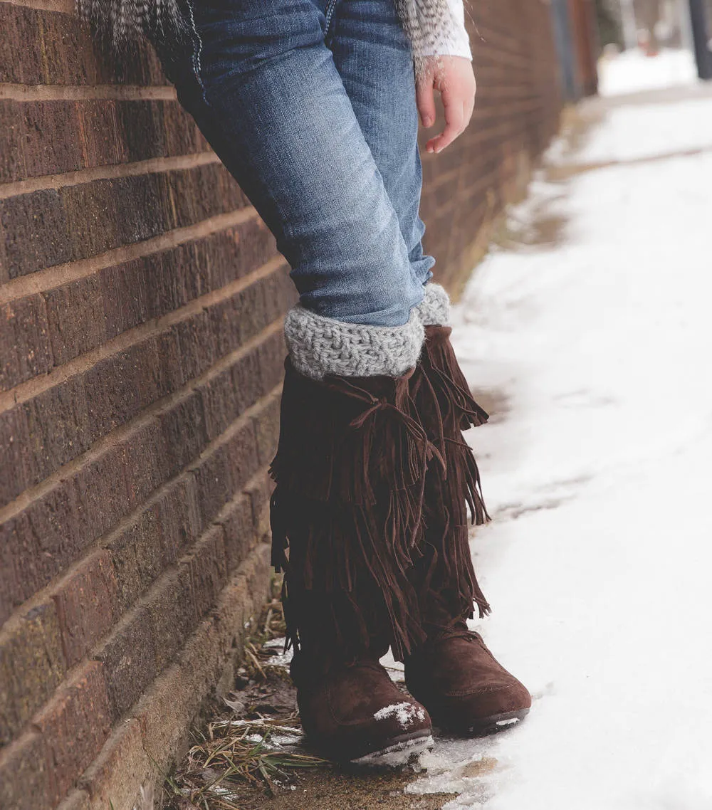 Crochet Pattern for Polar Vortex Boot Cuffs | Crochet Boot Cuffs Pattern | Boot Cuff Crocheting Pattern | DIY Written Crochet Instructions