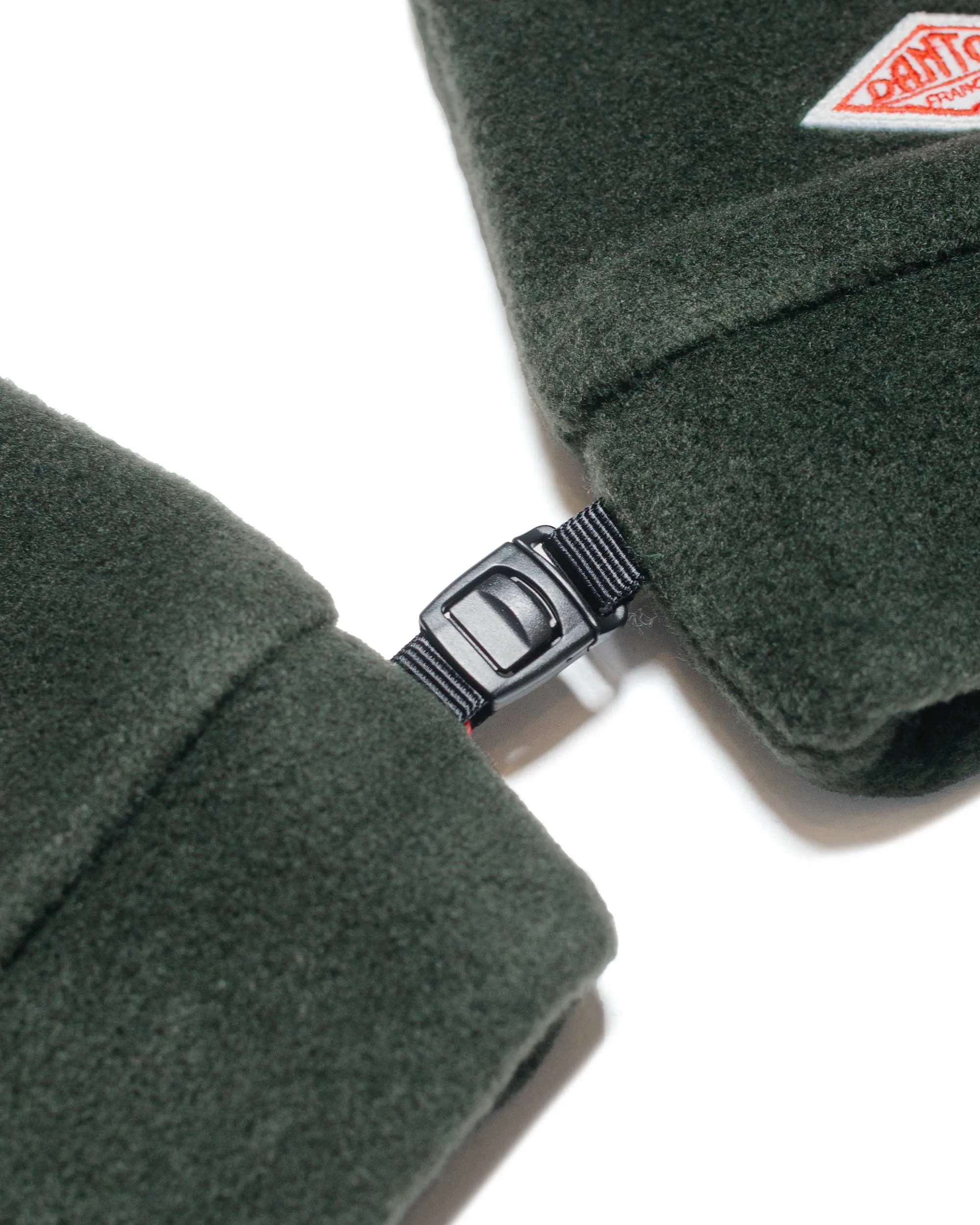 Danton Fleece Fingerless Gloves Dark Green