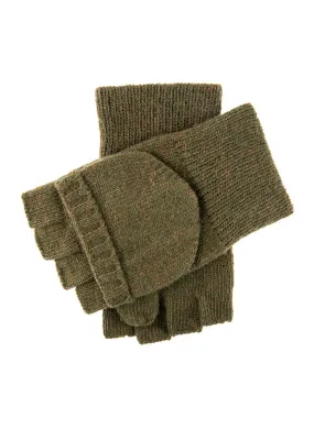 DENTS - Glock - Fingerless Knitted Shooting Gloves - Olive