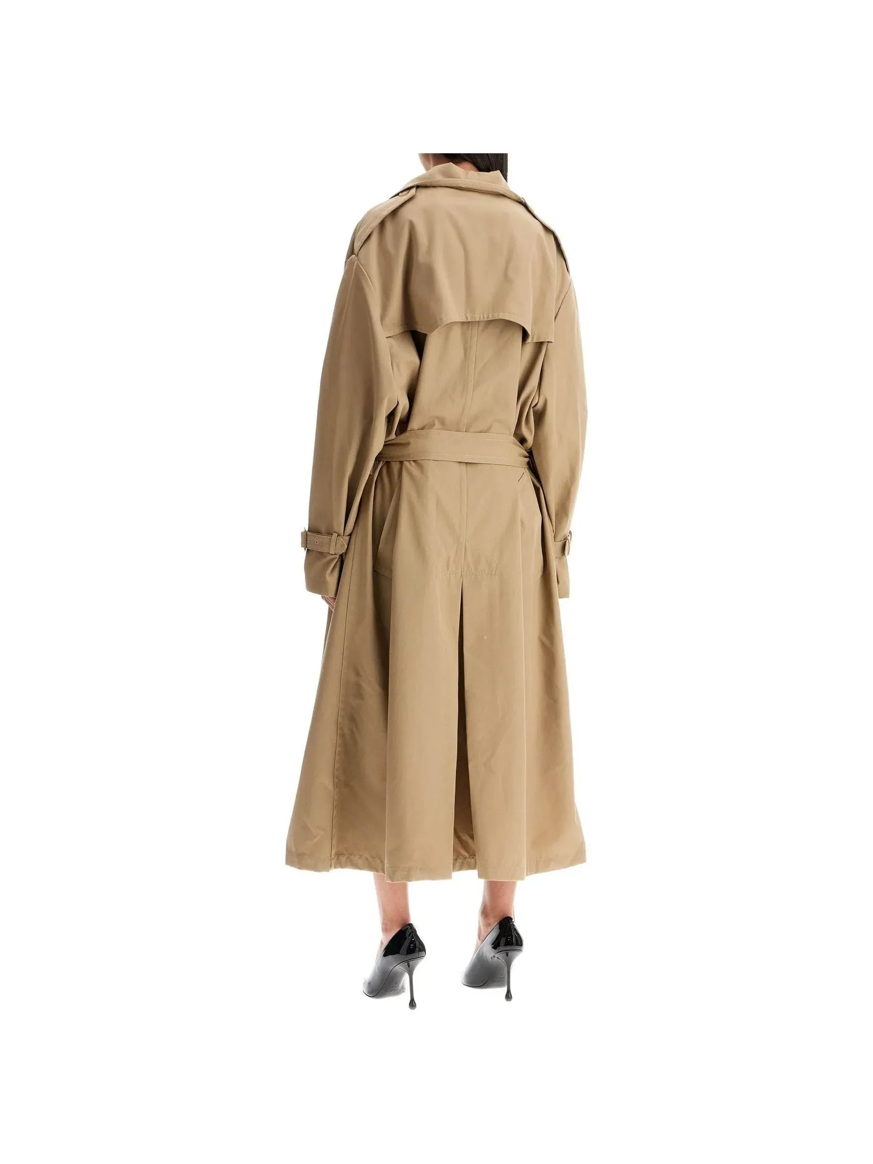 Double-breasted Oversized Trench Coat