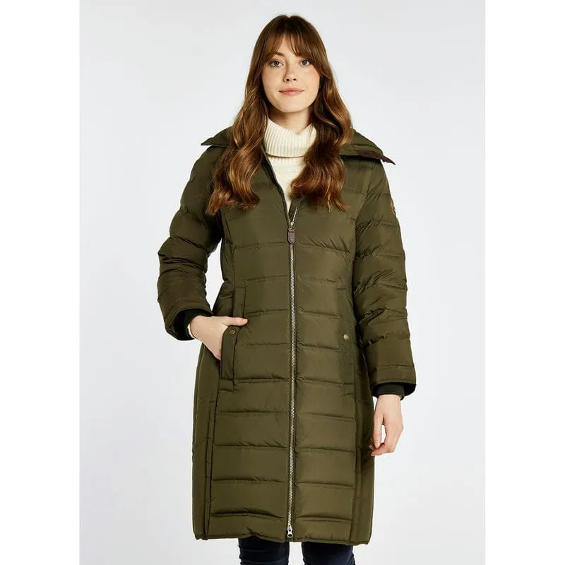 Dubarry Meyers Ladies Down Coat - Olive