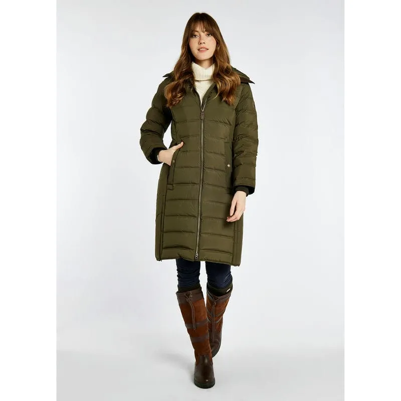 Dubarry Meyers Ladies Down Coat - Olive