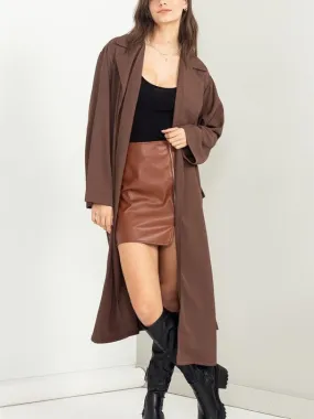 Fashion is Full of Dreams Long Trench Coat