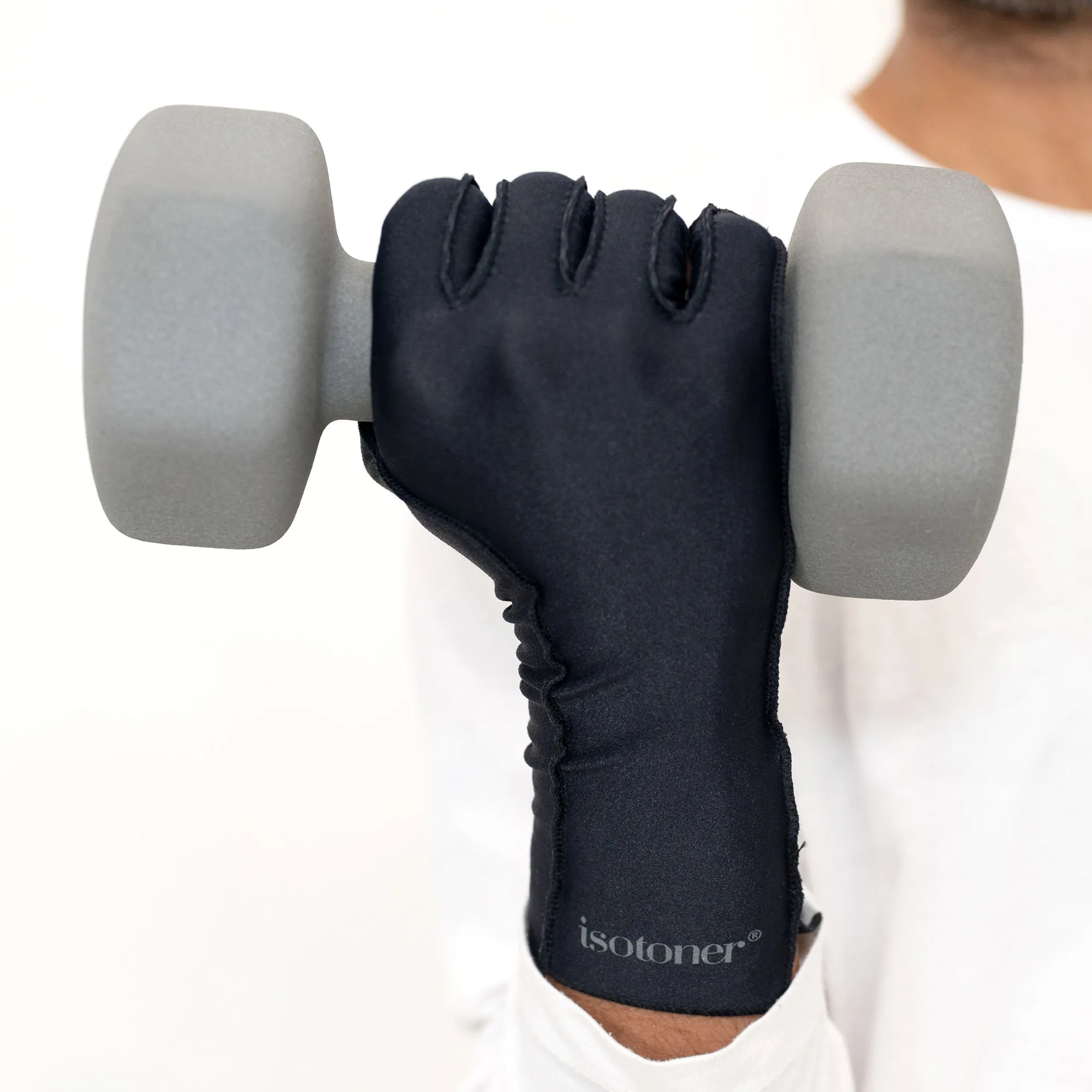 Fingerless Therapeutic Compression Gloves