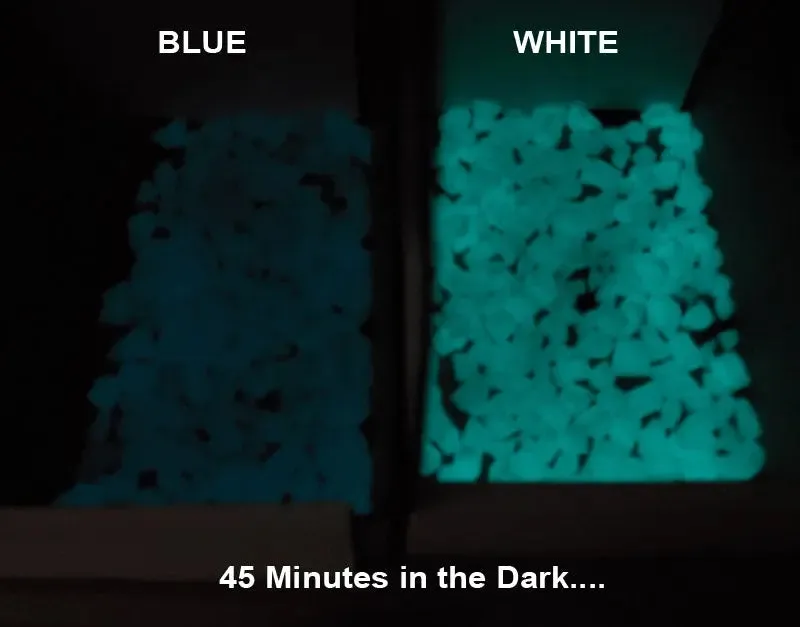 Glow In The Dark Rocks Glass Aggregate - Photoluminescent