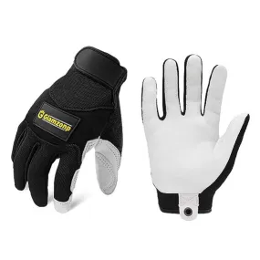 Goatskin Leather Work Gloves Mechanic Driver Gardening 6224