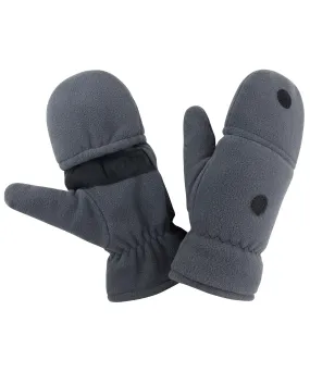 Grey - Palmgrip glove-mitt