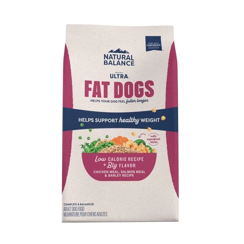 Healthy Weight Fat Dogs Dry Food - Chicken, Salmon & Barley