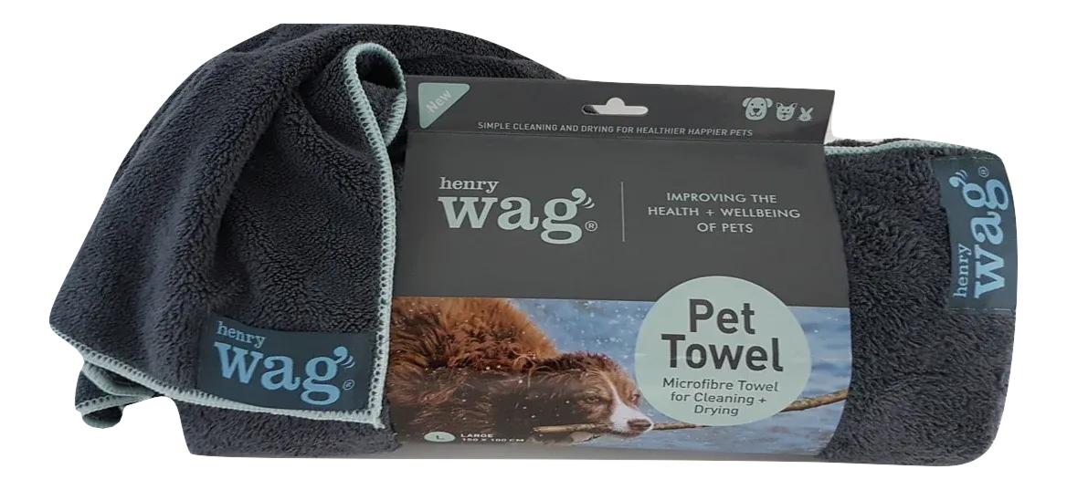 Henry Wag Microfibre Cleaning Towels