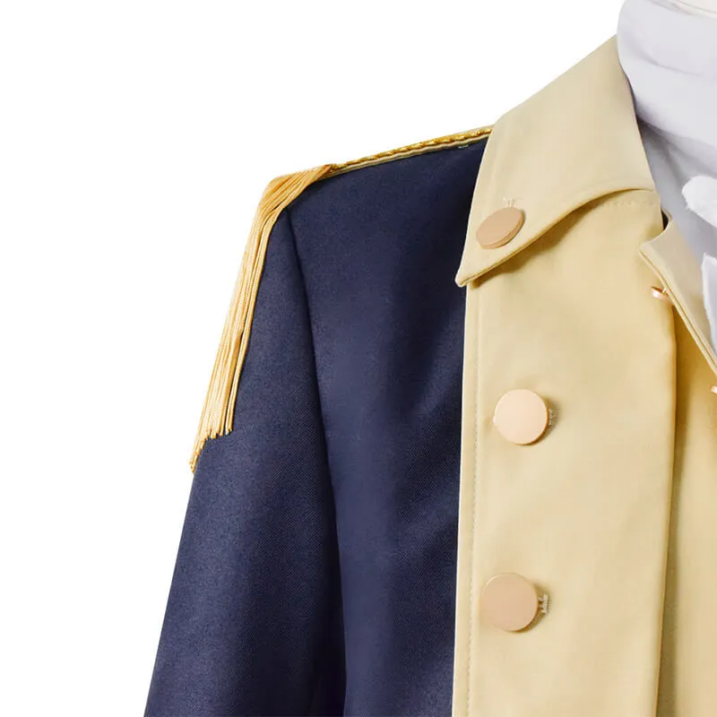 Historical Figure George Washington Cosplay Costume Adult Colonial Costume Long Coat Uniform Outfit