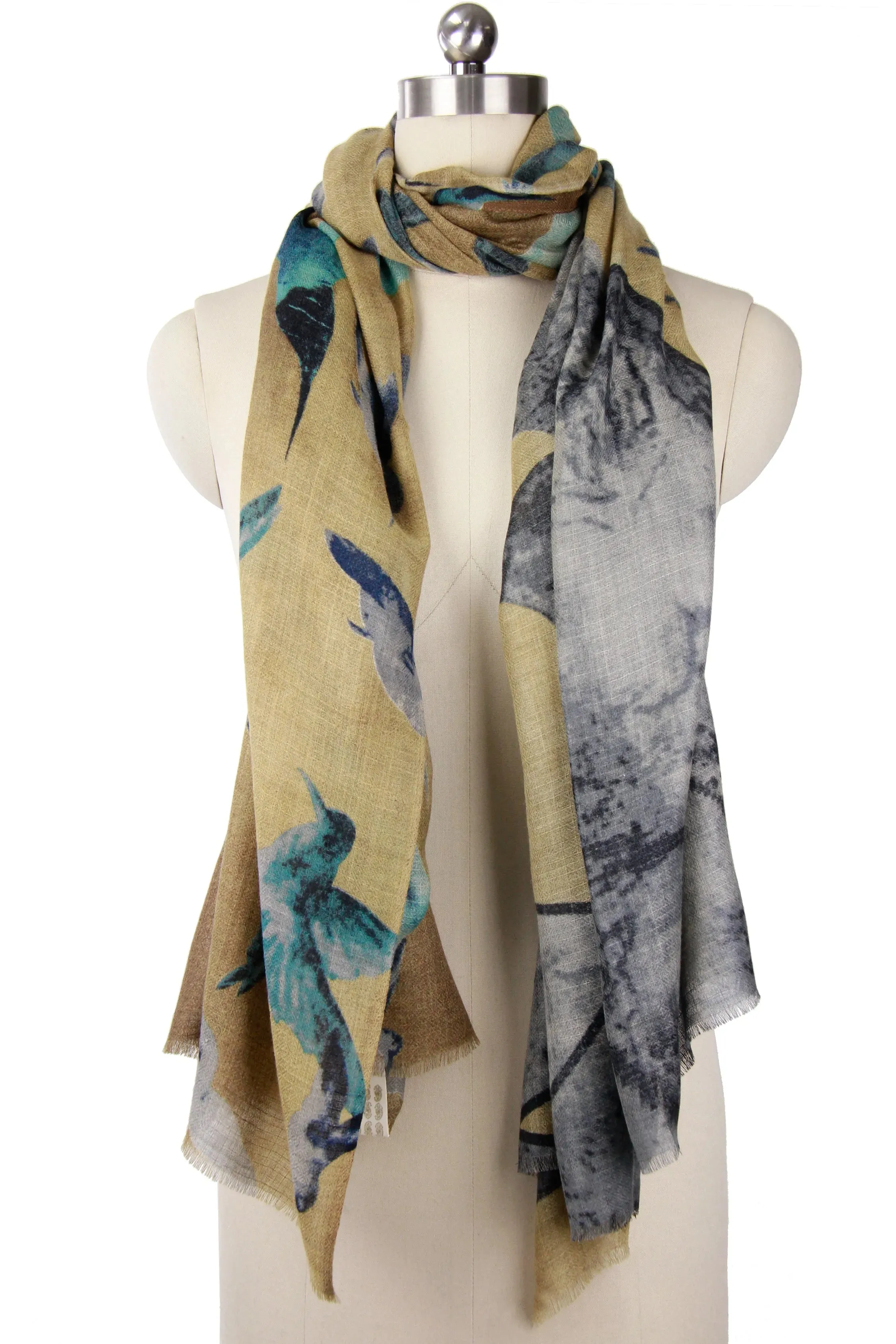 Hummingbird Printed Scarf