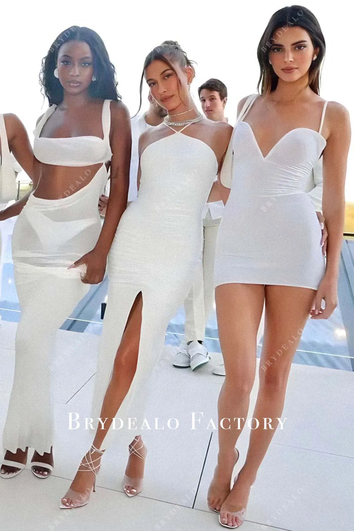 Kendall Jenner White 2023 Michael Rubin's Annual Party Dress