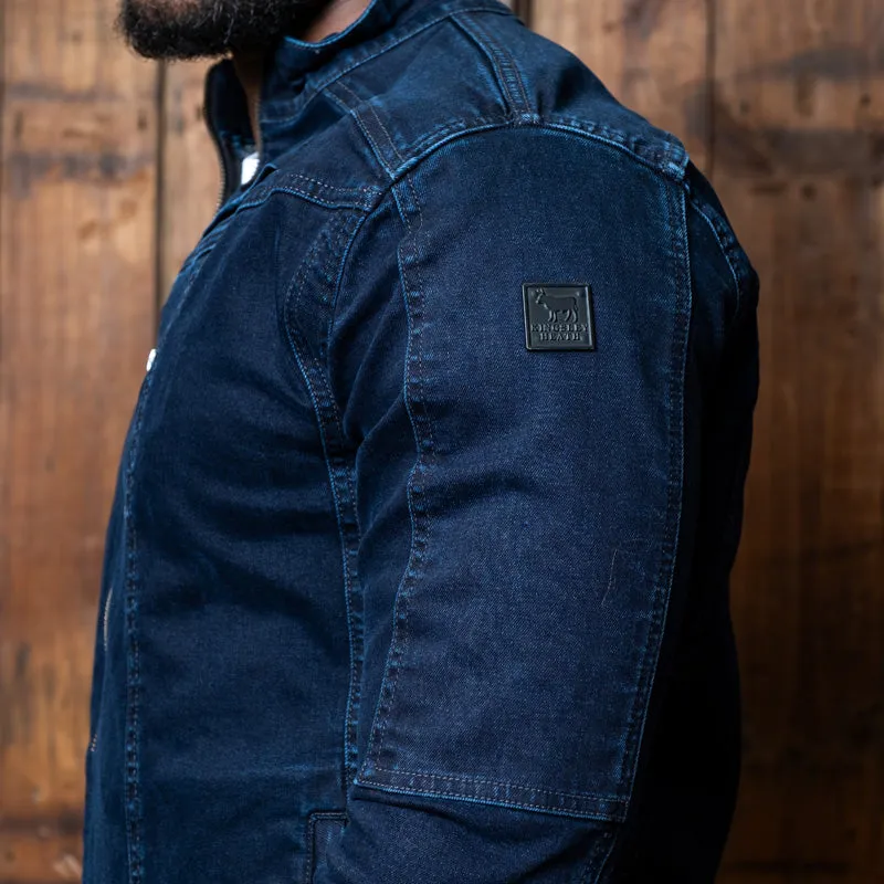 Kingsley Heath Cape Denim Jacket Solid Ink