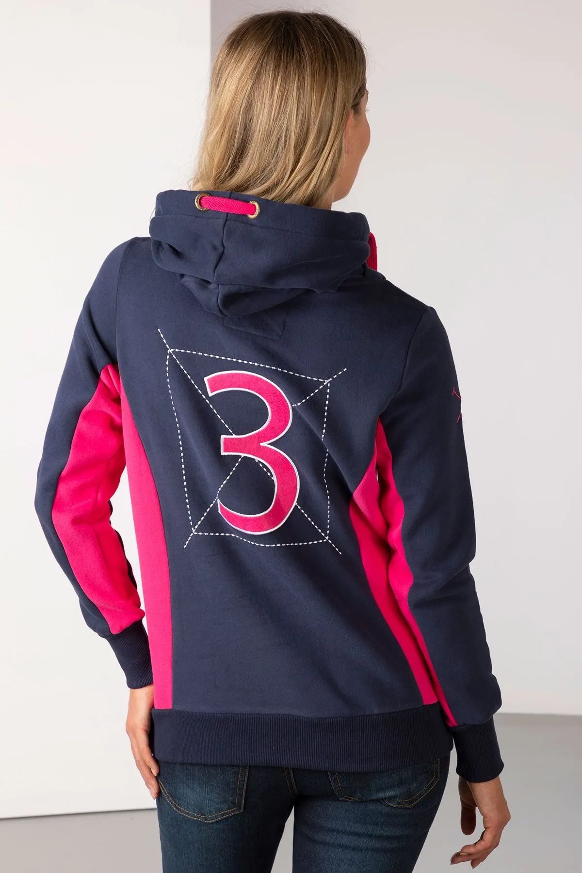 Ladies Cross Neck Hoody - Muston