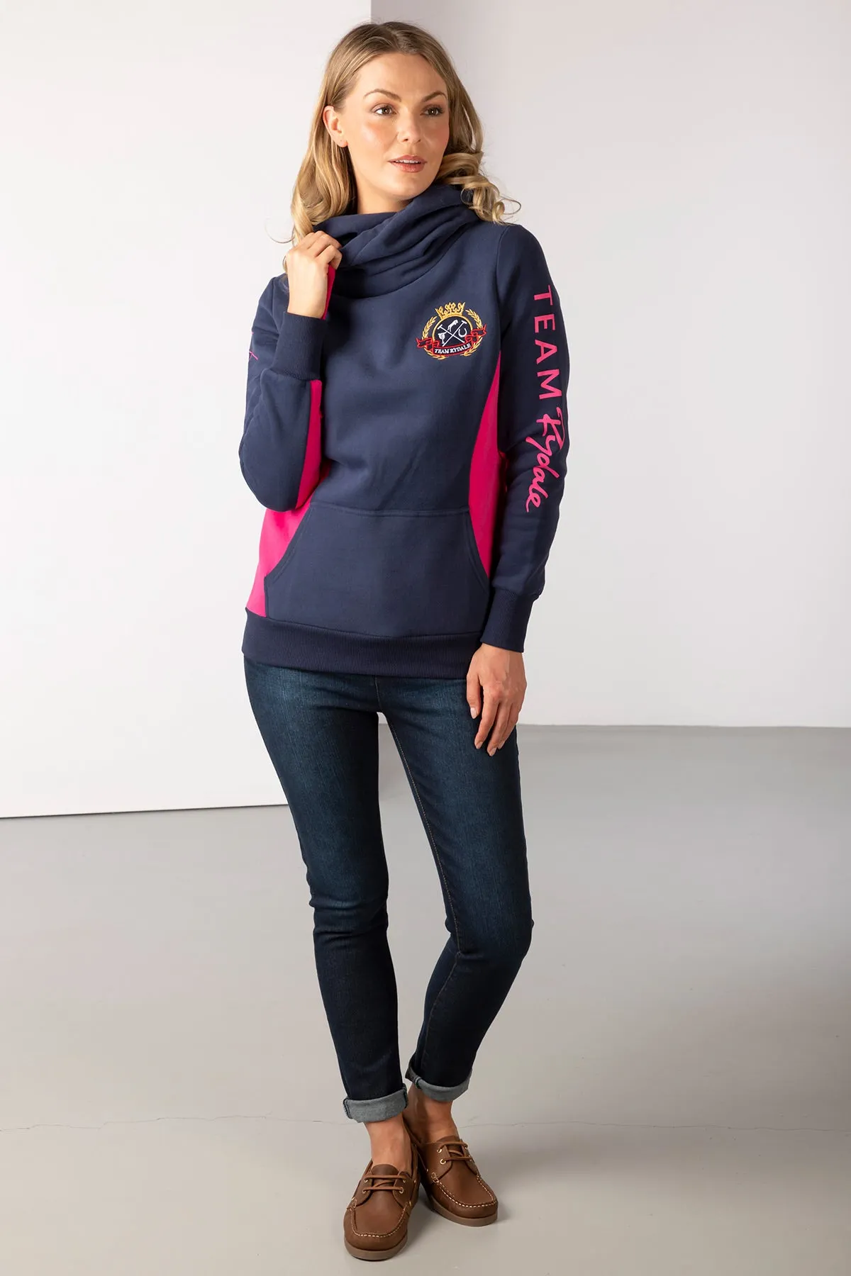 Ladies Cross Neck Hoody - Muston