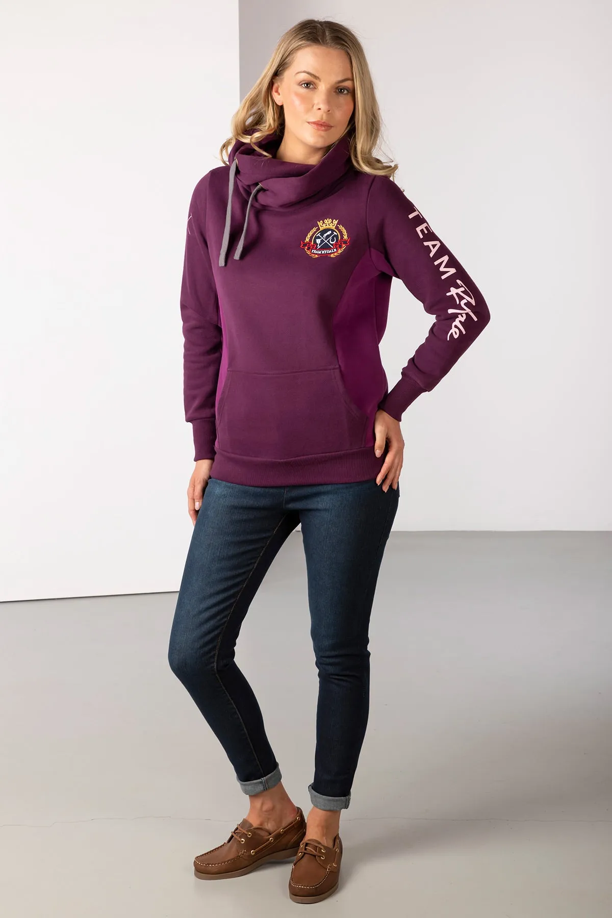 Ladies Cross Neck Hoody - Muston