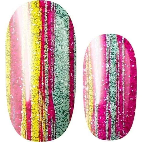 Lily and Fox - Nail Wrap - California Dreaming (Glitter)