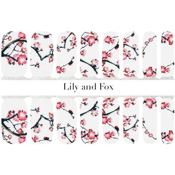 Lily and Fox - Nail Wrap - Cherry Blossom Girl