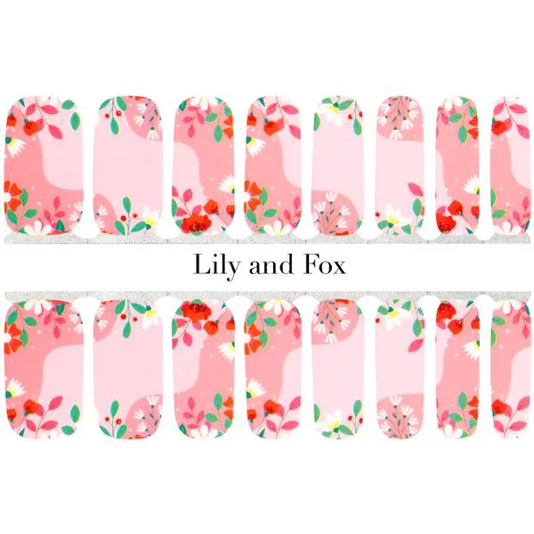 Lily and Fox - Nail Wrap - Sweet Blooms