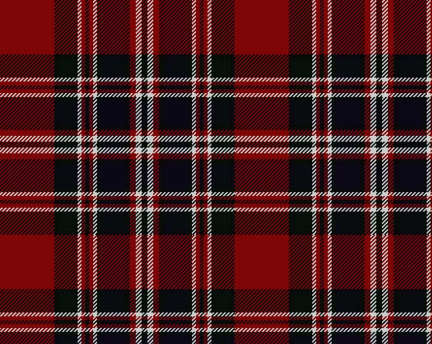 MacFarlane Red Modern Tartan Scarf