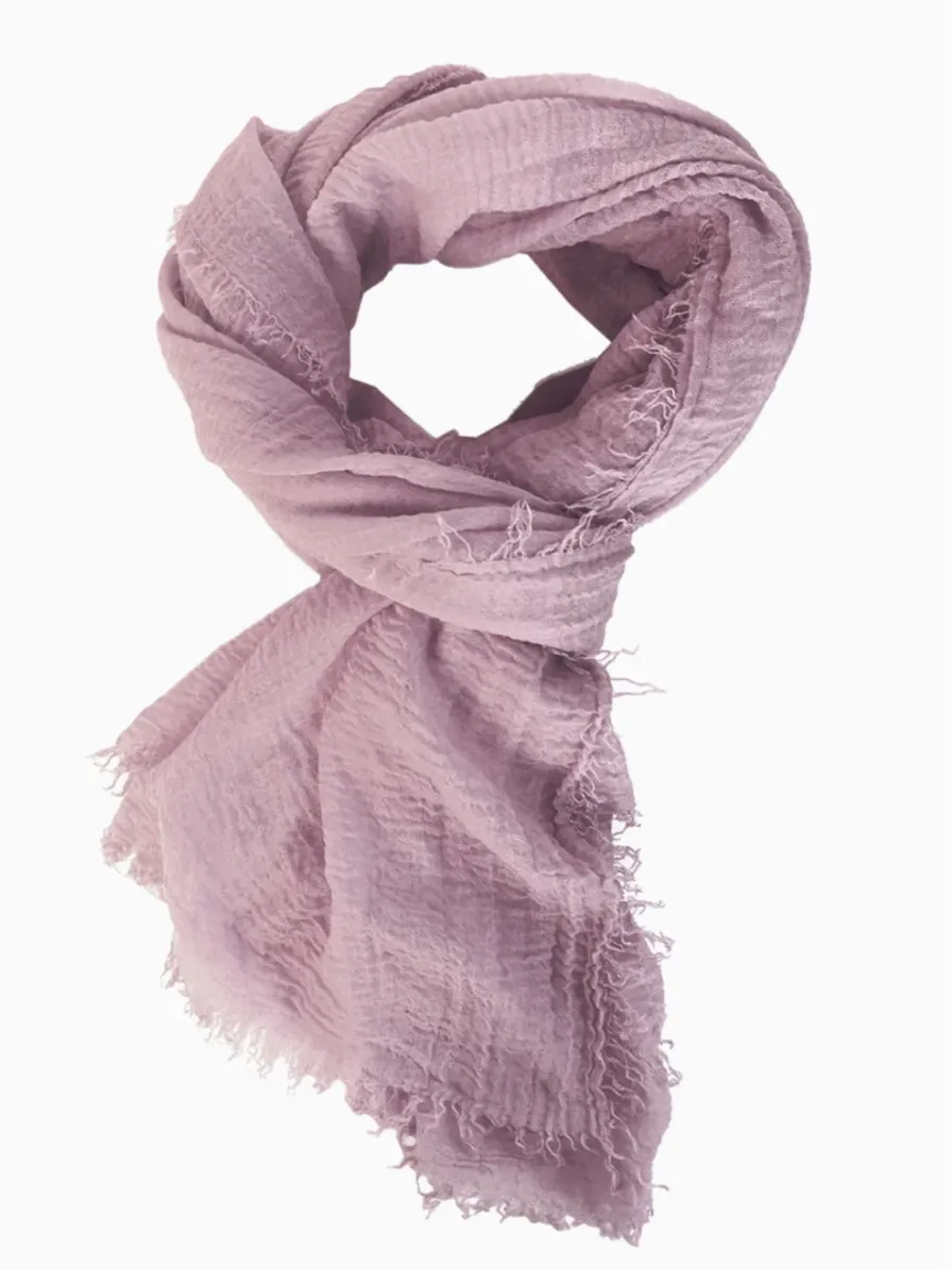 Mauve Boho Scarf