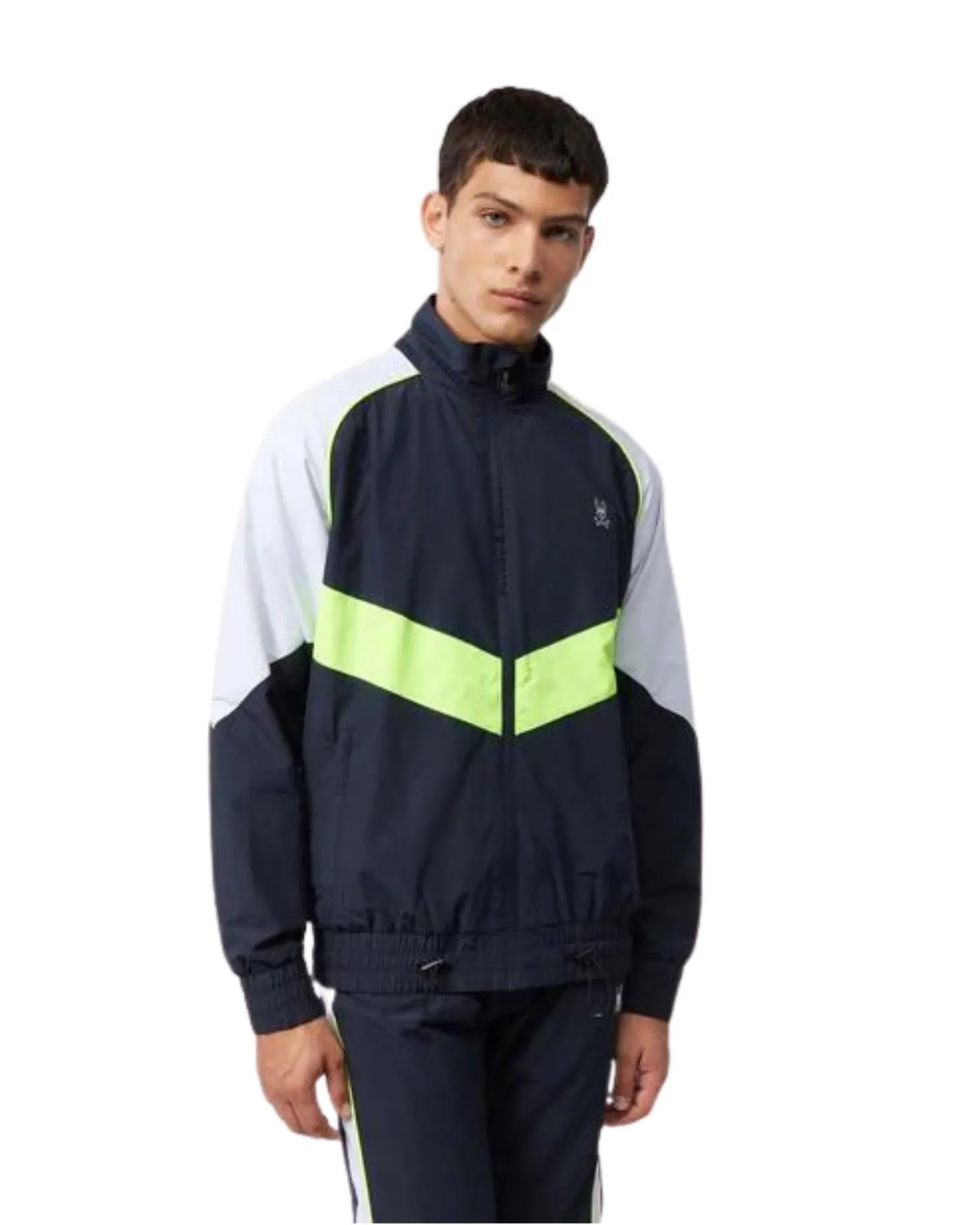 Men's Wasco Colour Block Track Jacket - Navy