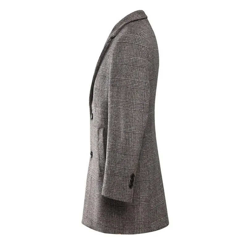 Men's Wool Long Winter Coat