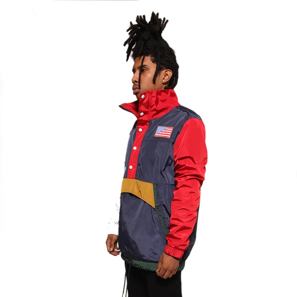 Misunderstood USA Windbreaker Pullover Track Jacket