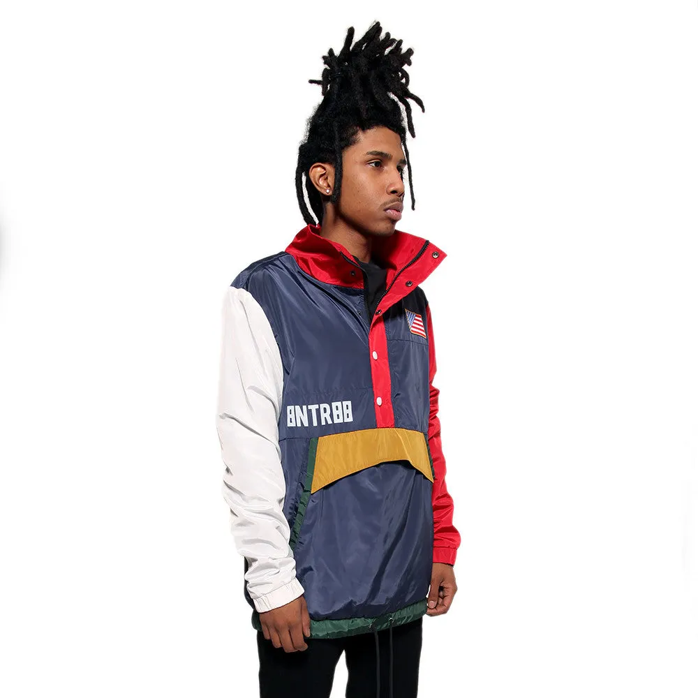 Misunderstood USA Windbreaker Pullover Track Jacket