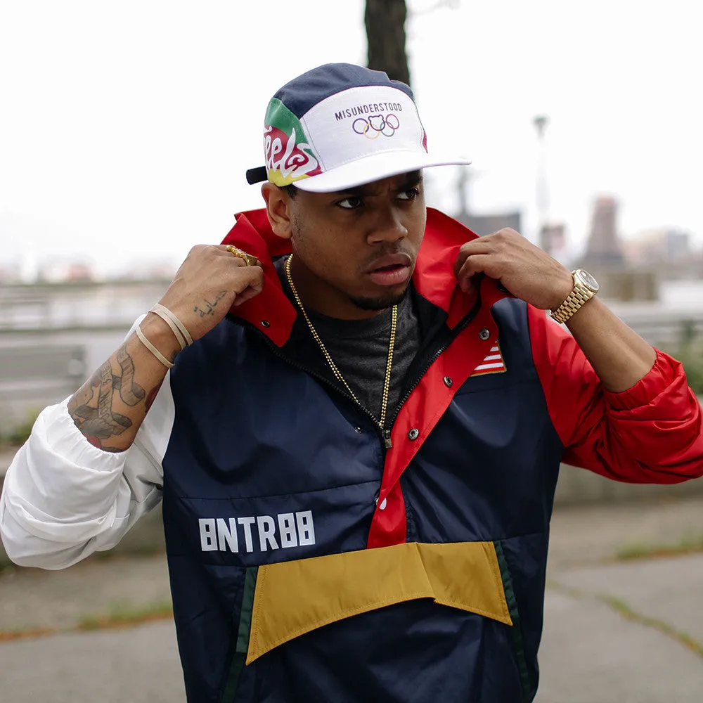 Misunderstood USA Windbreaker Pullover Track Jacket