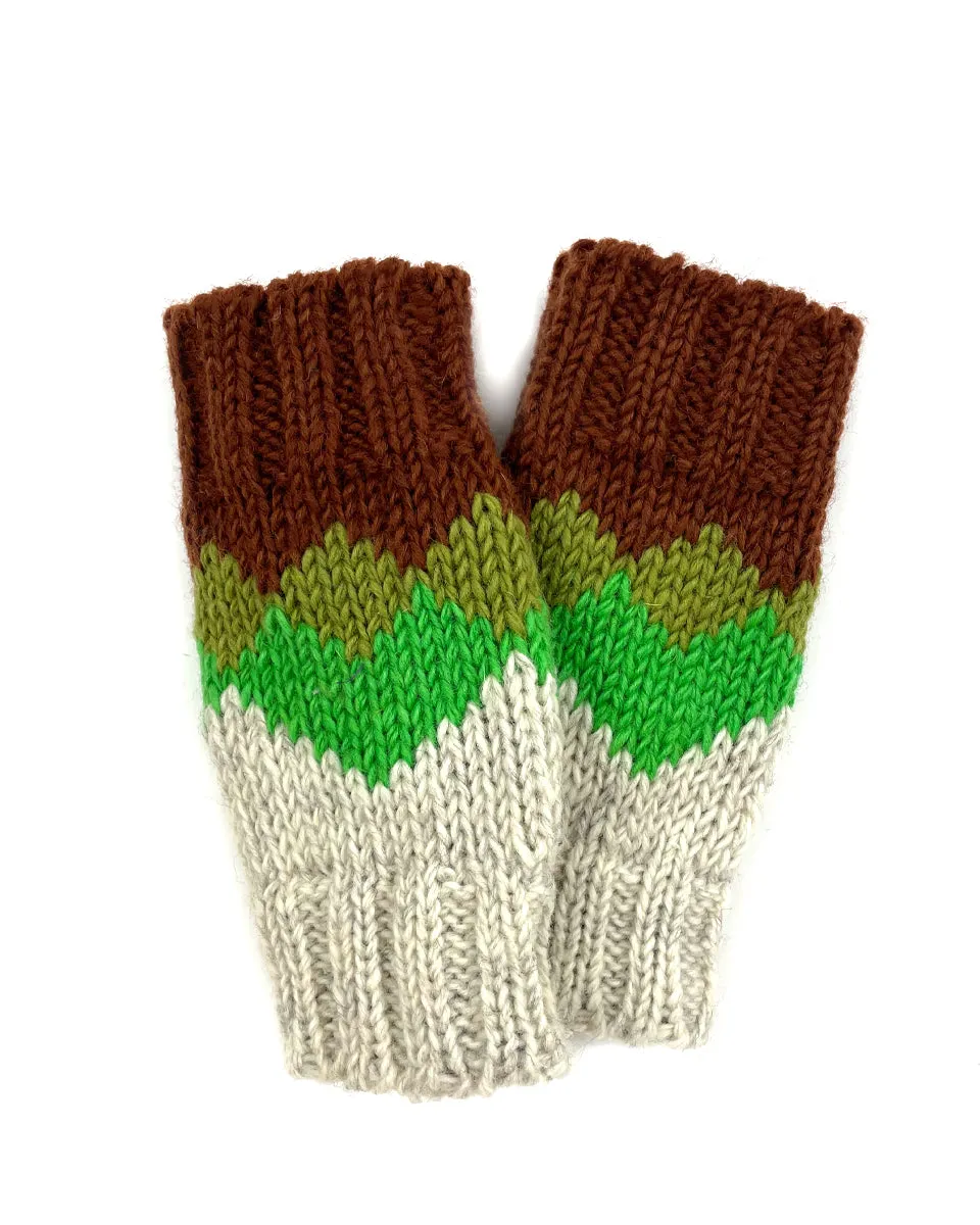 Mountain Fingerless Gloves