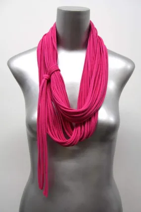 Necklush Infinity Scarf / Deep Pink / Unisex