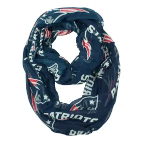 New England Patriots Sheer Infinity Scarf